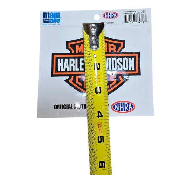 Lot of 2 Harley Davidson Items:  One Large New 9x8 Patch, One New 5x4 Decal - Picture 6 of 7